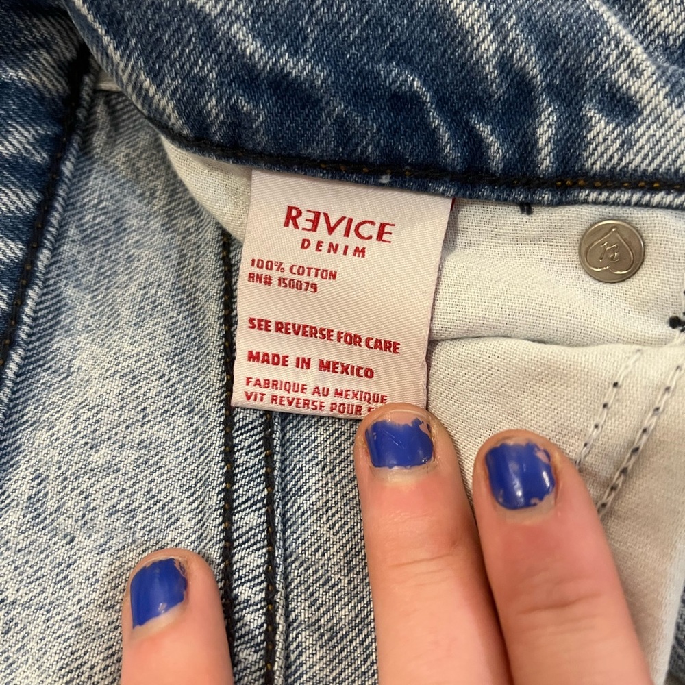REVICE High Rise Light Blue Jeans - Picture 4 of 4